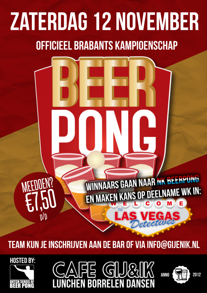 Beerpong toernooi